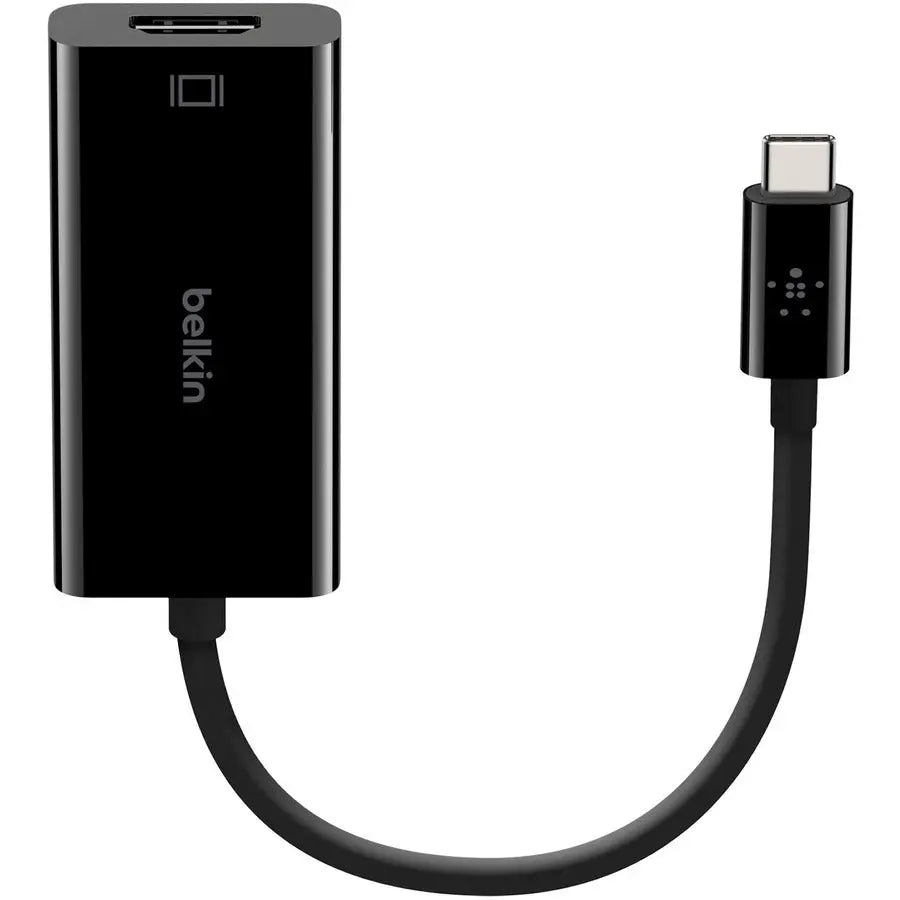 BELKIN Belkin USB-C to HDMI Adapter (For Business / Bag & Label) - 1 Pack - 1 x USB Type C Male - 1 x HDMI HDMI 2.0 Female - 4096 x 2160 Supported - Black - B2B144-BLK