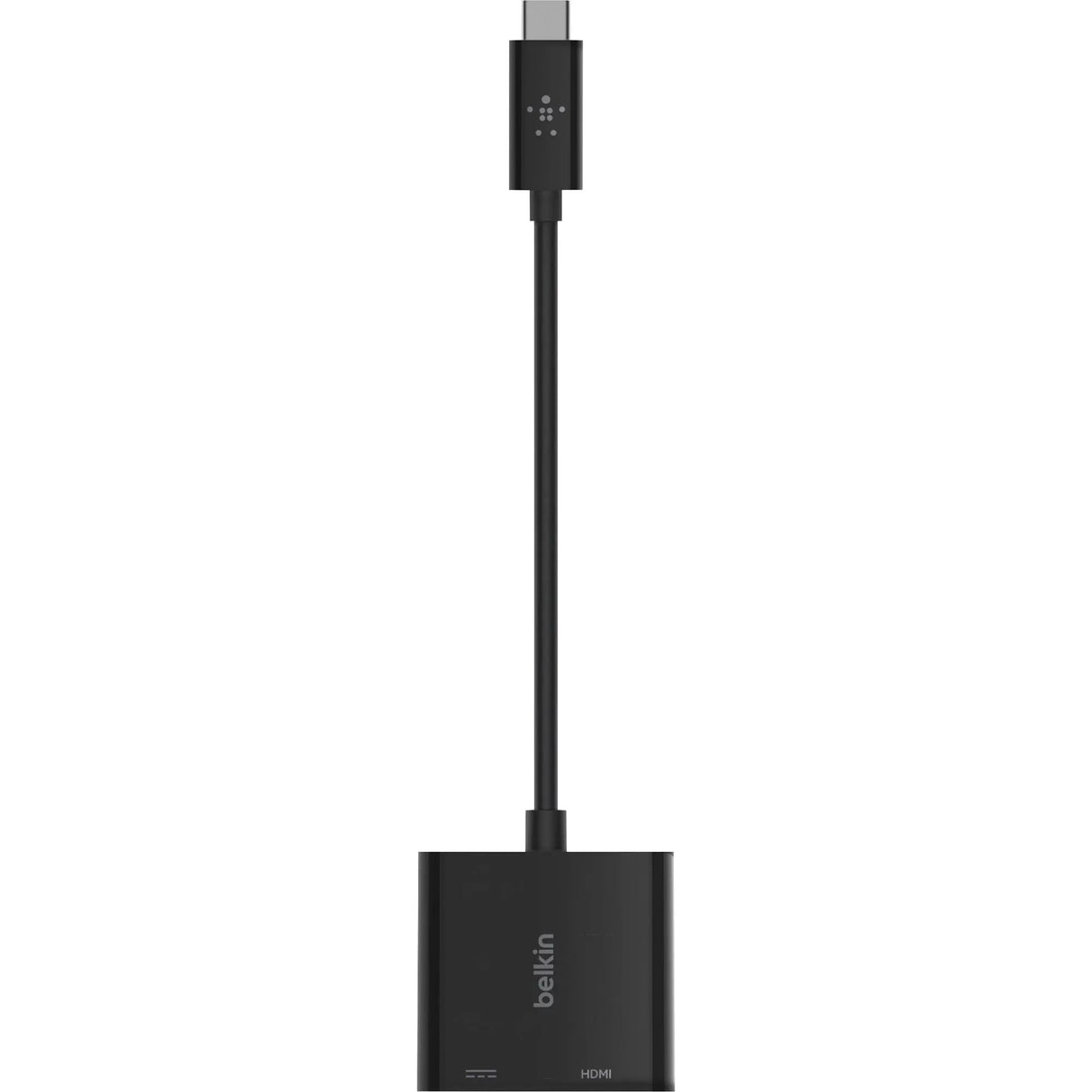 BELKIN Belkin USB-C to HDMI + Charge Adapter - 1 Pack - 1 x Type C USB Male - 1 x HDMI Digital Audio/Video Female, 1 x USB Type C Power Female - 3840 x 2160 Supported - AVC002BK-BL