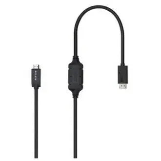 BELKIN Belkin Video Cable Adapter - DisplayPort Male Digital Audio/Video, HDMI Male Digital Audio/Video - 3ft - F2CD001B03-E