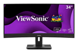 Viewsonic VG Series VG3456CA computer monitor 86.4 cm (34") 3440 x 1440 pixels UltraWide Quad HD LED Black - VG3456CA