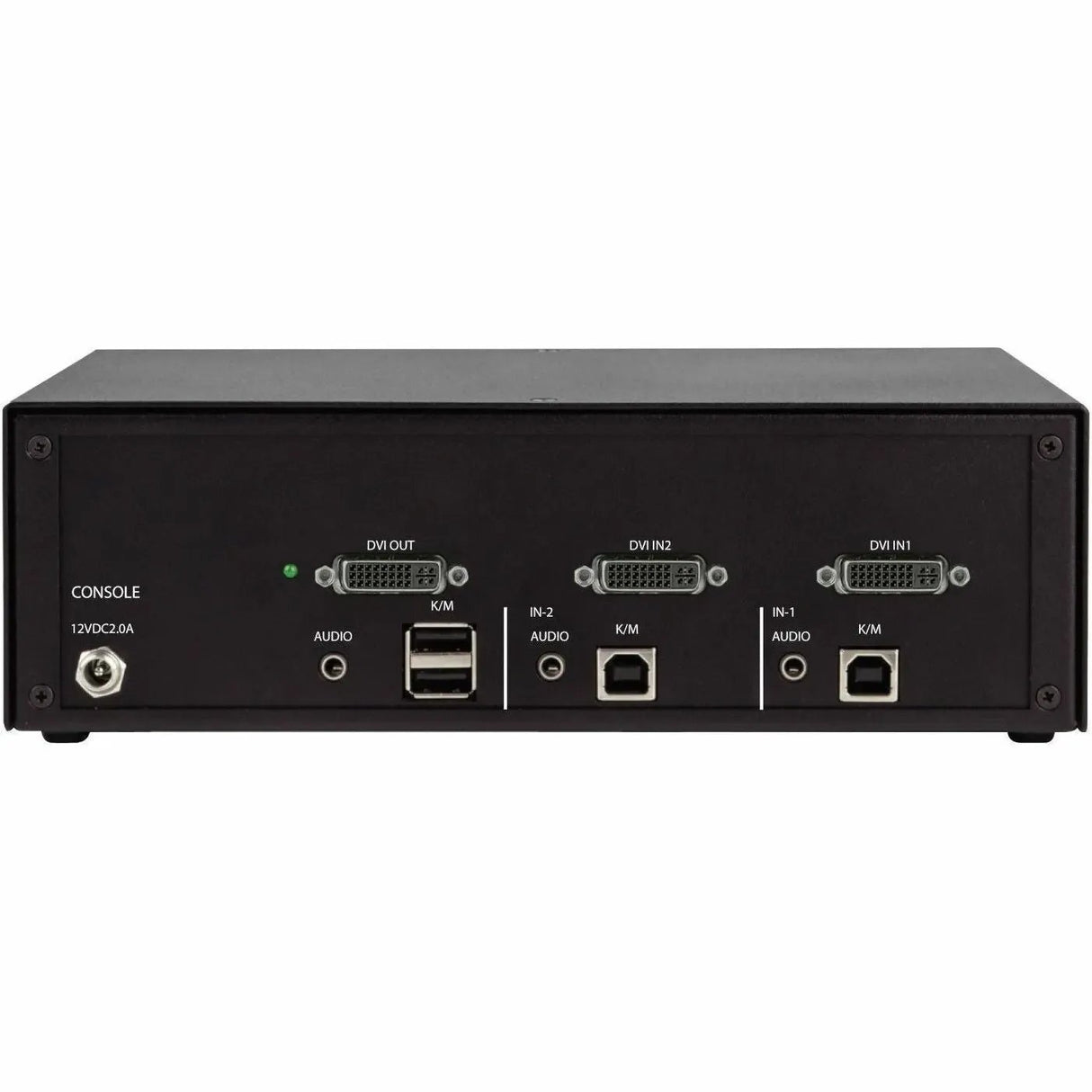 BLACK BOX Black Box Secure KVM Switch - DVI-I - 2 Computer(s) - 1 Local User(s) - 2560 x 1600 - 4 x USB - 3 x DVI - Desktop - TAA Compliant
