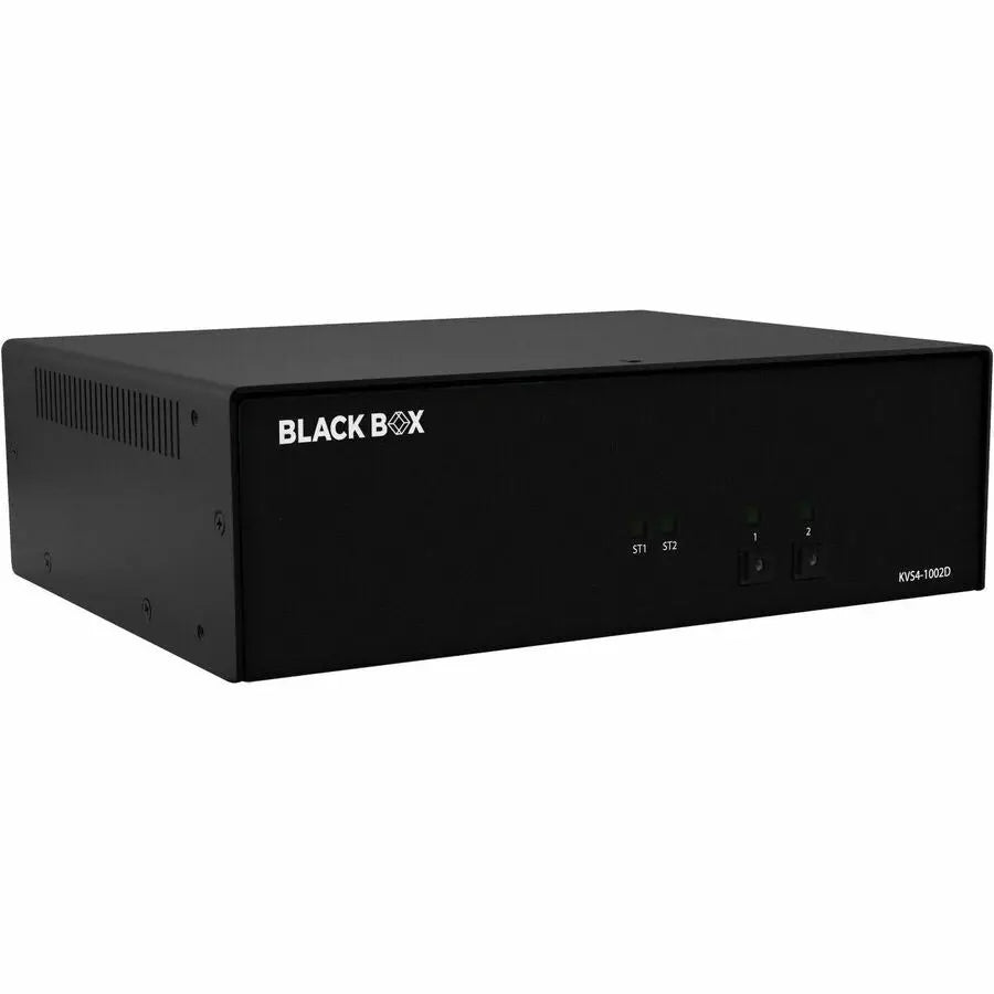 BLACK BOX Black Box Secure KVM Switch - DVI-I - 2 Computer(s) - 1 Local User(s) - 2560 x 1600 - 4 x USB - 3 x DVI - Desktop - TAA Compliant