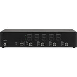 BLACK BOX Black Box Secure KVM Switch - FlexPort HDMI/DisplayPort - 2 Computer(s) - 3840 x 2160 - 6 x USBHDMIDisplayPort - TAA Compliant