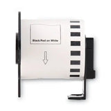 BROTHER BROTHER Continuous Paper Label Tape, 2.4" x 50 ft, Black/White - DK2251
