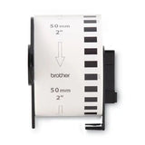BROTHER BROTHER Continuous Paper Label Tape, 2" x 100 ft, Black/White - DK2223