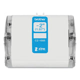 BROTHER BROTHER CZ Roll Cassette, 1.97" x 16.4 ft, White - CZ1005
