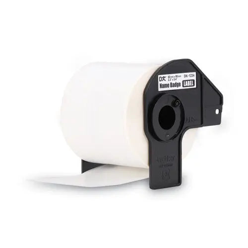 BROTHER BROTHER Die-Cut Name Badge Labels, 2.3" x 3.4", White, 260 Labels/Roll - DK1234