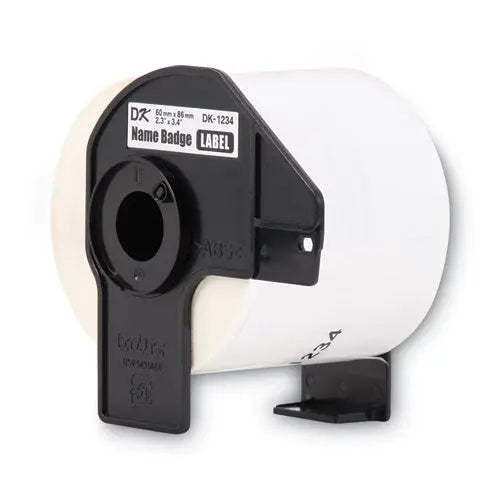 BROTHER BROTHER Die-Cut Name Badge Labels, 2.3" x 3.4", White, 260 Labels/Roll - DK1234