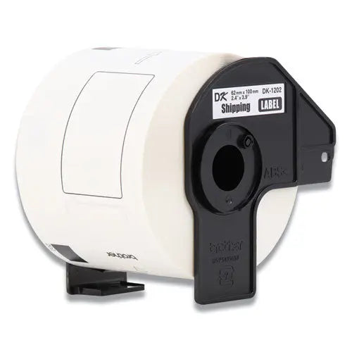BROTHER BROTHER Die-Cut Shipping Labels, 2.4 x 3.9, White, 300 Labels/Roll, 24 Rolls/Pack - DK120224PK