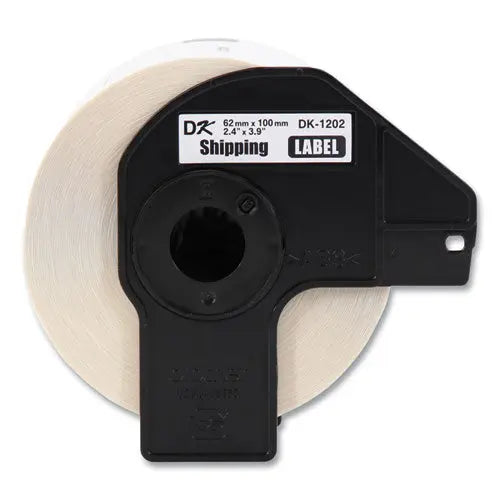 BROTHER BROTHER Die-Cut Shipping Labels, 2.4 x 3.9, White, 300 Labels/Roll, 24 Rolls/Pack - DK120224PK
