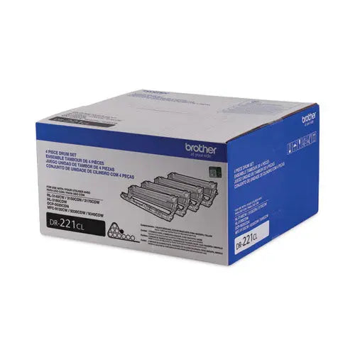 BROTHER BROTHER  Drum Unit, 15,000 Page-Yield, Black/Cyan/Magenta/Yellow - DR221CL