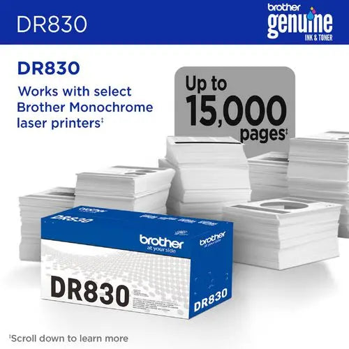 BROTHER BROTHER  Drum Unit, 15,000 Page-Yield - DR830