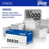 BROTHER BROTHER  Drum Unit, 15,000 Page-Yield - DR830