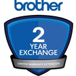 BROTHER Brother Exchange - 2 Year Extended Warranty - Warranty - Exchange - Electronic and Physical Service - E2392EPSP