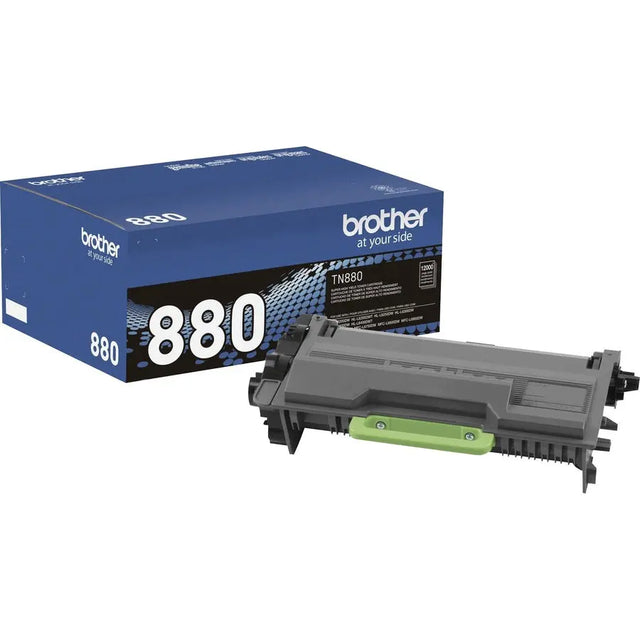 BROTHER Brother Genuine TN880 Super High Yield Mono Laser Toner Cartridge - Laser - Super High Yield - 12000 Pages - Black - 1 Each - TN880