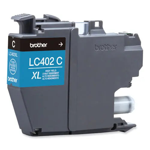 BROTHER BROTHER  High-Yield Ink, 1,500 Page-Yield, Cyan - LC402XLCS