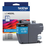 BROTHER BROTHER  High-Yield Ink, 1,500 Page-Yield, Cyan - LC402XLCS