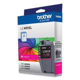 BROTHER BROTHER  High-Yield Ink, 500 Page-Yield, Magenta - LC401XLMS