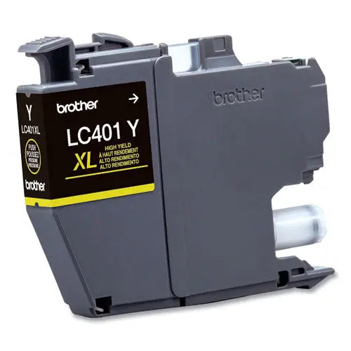 BROTHER BROTHER  High-Yield Ink, 500 Page-Yield, Yellow - LC401XLYS