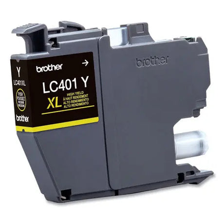 BROTHER BROTHER  High-Yield Ink, 500 Page-Yield, Yellow - LC401XLYS
