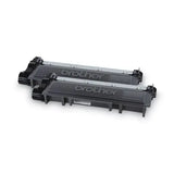 BROTHER BROTHER  High-Yield Toner, 2,600 Page-Yield, Black, 2/Pack - TN6602PK
