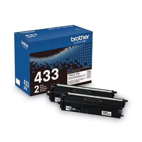 BROTHER BROTHER  High-Yield Toner, 4,500 Page-Yield, Black, 2/Pack - TN4332PK