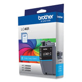 BROTHER BROTHER  Ink, 200-Page-Yield, Cyan - LC401CS