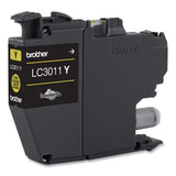 BROTHER BROTHER  Ink, 200 Page-Yield, Yellow - LC3011Y