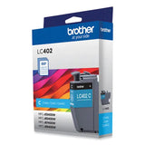 BROTHER BROTHER  Ink, 550 Page-Yield, Cyan - LC402CS