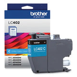 BROTHER BROTHER  Ink, 550 Page-Yield, Cyan - LC402CS