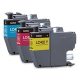 BROTHER BROTHER  Ink, 550 Page-Yield, Cyan/Magenta/Yellow, 3/Pack - LC4023PKS
