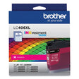 BROTHER BROTHER  INKvestment High-Yield Ink, 5,000 Page-Yield, Magenta - LC406XLMS
