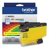BROTHER BROTHER  INKvestment High-Yield Ink, 5,000 Page-Yield, Yellow - LC406XLYS