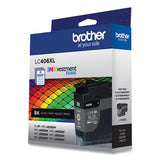 BROTHER BROTHER  INKvestment High-Yield Ink, 6.000 Page-Yield, Black - LC406XLBKS
