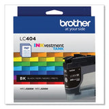BROTHER BROTHER  INKvestment Ink, 750 Page-Yield, Black - LC404BKS