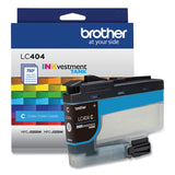 BROTHER BROTHER  INKvestment Ink, 750 Page-Yield, Cyan - LC404CS