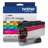 BROTHER BROTHER  INKvestment Ink, 750 Page-Yield, Magenta - LC404MS