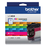 BROTHER BROTHER  INKvestment Ink, 750 Page-Yield, Magenta - LC404MS