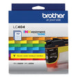 BROTHER BROTHER  INKvestment Ink, 750 Page-Yield, Yellow - LC404YS