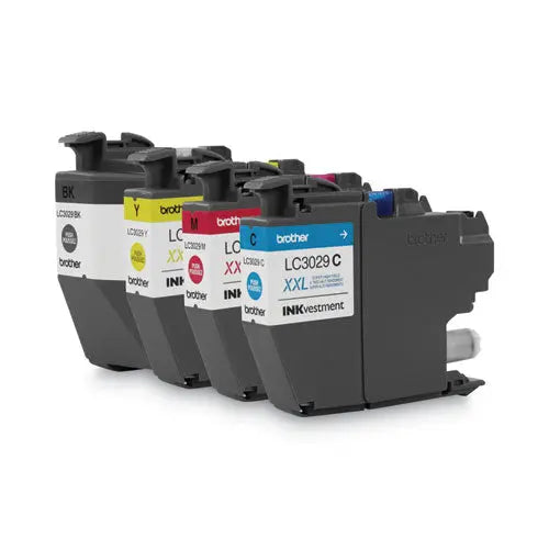 BROTHER BROTHER  INKvestment Super High-Yield Ink, 1,500 Page-Yield, Cyan/Magenta/Yellow - LC30293PK