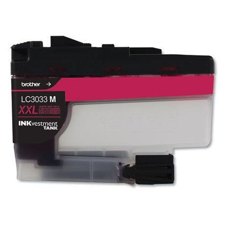 BROTHER BROTHER  INKvestment Super High-Yield Ink, 1,500 Page-Yield, Magenta - LC3033M