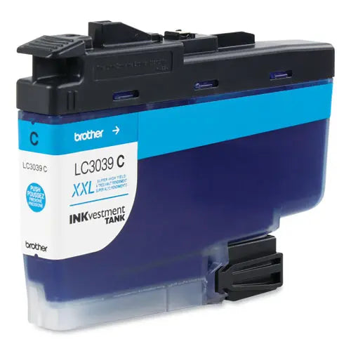 BROTHER BROTHER  INKvestment Ultra High-Yield Ink, 5,000 Page-Yield, Cyan - LC3039C