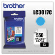 BROTHER BROTHER  Innobella High-Yield Ink, 550 Page-Yield, Cyan - LC3017C