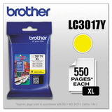 BROTHER BROTHER  Innobella High-Yield Ink, 550 Page-Yield, Yellow - LC3017Y