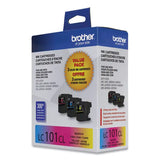 BROTHER BROTHER  Innobella Ink, 300 Page-Yield, Cyan/Magenta/Yellow - LC1013PKS