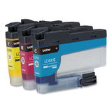 BROTHER BROTHER LC4063PK INKvestment Ink, 1,500 Page-Yield, Cyan/Magenta/Yellow, 3 Pack - LC4063PKS