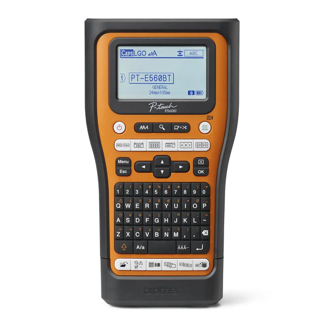 BROTHER Brother PT-E560BTVP label printer Thermal transfer 180 x 180 DPI 20 mm/sec Wired & Wireless HSE/TZe Bluetooth QWERTY - PTE560BTVP