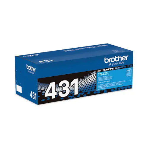 BROTHER BROTHER  Toner, 1,800 Page-Yield, Cyan - TN431C