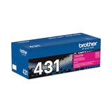 BROTHER BROTHER  Toner, 1,800 Page-Yield, Magenta - TN431M
