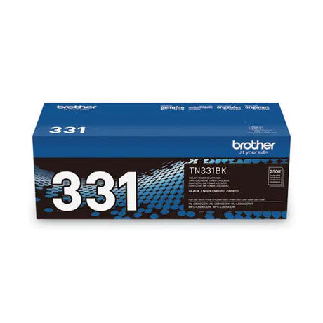 BROTHER BROTHER  Toner, 2,500 Page-Yield, Black - TN331BK